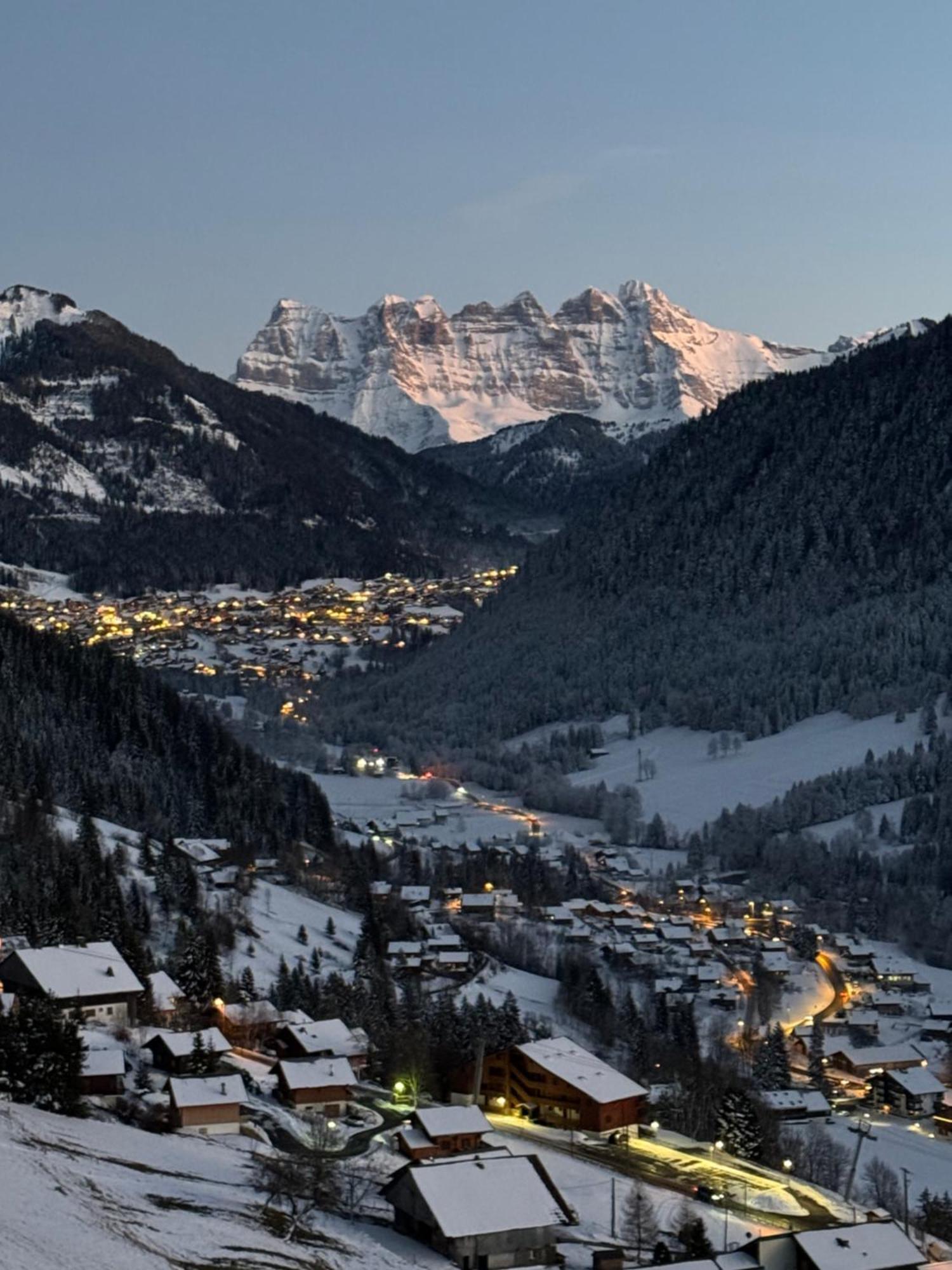 Charming, Cosy Chalet Nestled In A Breathtaking Surrounding With Spectacular, Stunning Mountain Views Abondance Eksteriør billede